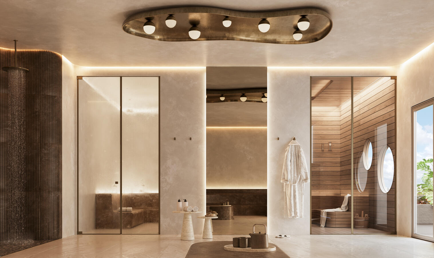 baño de vapor tipo Hammam